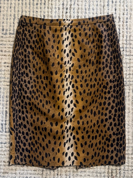 Michael Kors Dresses & Skirts - Michael Kors Brown & Black Leopard-Spot Pencil Skirt